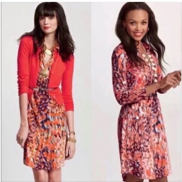 CAbi Watercolor Multicolor Print Jersey Shirt
Dress - Picture 1 of 13